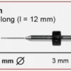 T32 milling tool - 0.6mm | 3mm Shank (Long)
