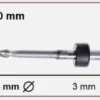 T11/T13 Milling tool - 2.5mm | 3mm Shank (PMMA, Wax, Zr)