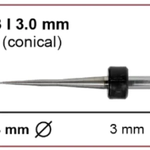 T33/T43/T53 milling tool - 0.3mm | 3mm Shank