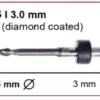 T13/T40/T50 milling tool - 2.5mm | 3mm shank (Diamond Coated)