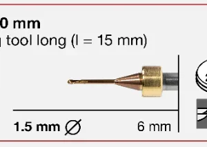 T28 milling tool - 1.5mm | 6mm Shank
