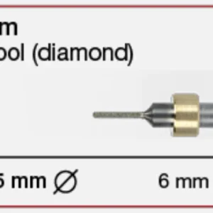 T24 Grinding tool - 1.5 mm | 6mm Shank (Diamond Coated)