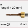 T26 Milling tool - 3.0mm | 6mm Shank - LONG (Ti, CoCr)