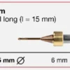 T28 milling tool - 1.5mm | 6mm Shank