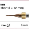 T3/T8 Milling tool - 1.5mm | 6.0mm (Ti, CoCr)