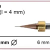 T18 milling tool - 0.5mm | 6mm Shank(Universal)