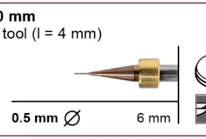 T18 milling tool - 0.5mm | 6mm Shank(Universal)