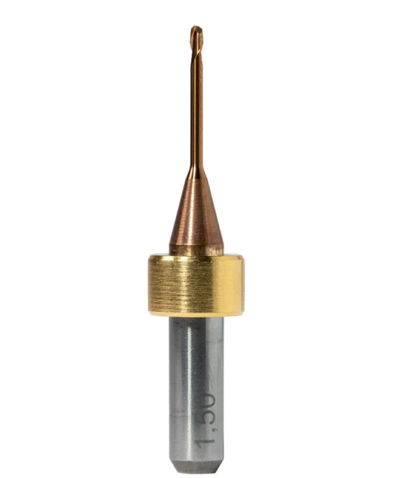 T64 Milling tool - 1.5mm | 6mm Shank (Ti, CoCr) - Image 2