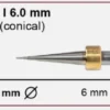 T15/T42/T52 milling tool - 0.6mm | 6mm Shank