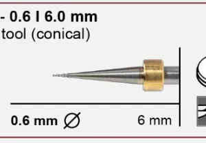 T15/T42/T52 milling tool - 0.6mm | 6mm Shank